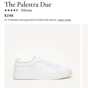 M. GEMI Sneaker. The Palestra Due Women’s white leather - EU Size 39.5.